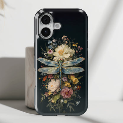 Dusk Dragonfly Design iPhone Case