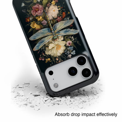 Dusk Dragonfly Design iPhone Case