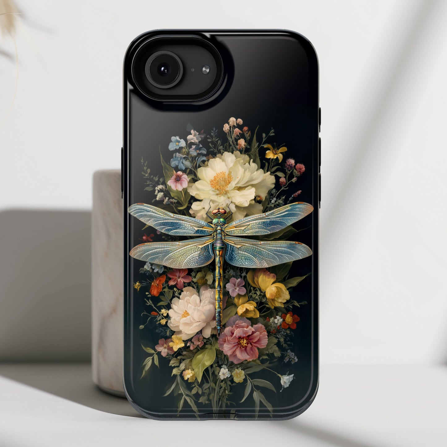 Dusk Dragonfly Design iPhone Case