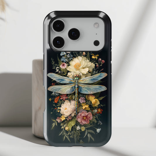 Dusk Dragonfly Design iPhone Case