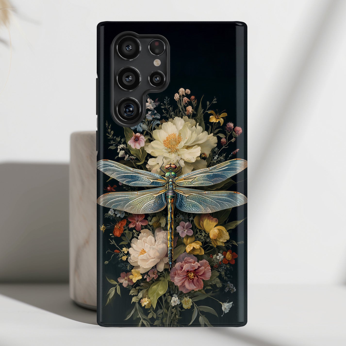 Dusk Dragonfly Design Phone Case for Galaxy S series Phones