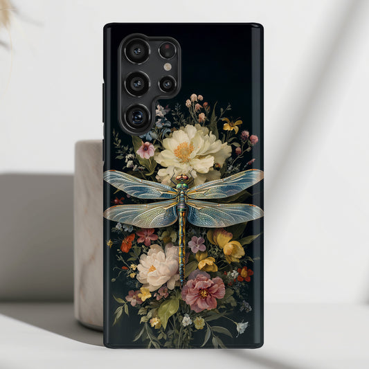 Dusk Dragonfly Design Phone Case for Galaxy S series Phones