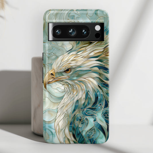 Eagle Stained Glass Design Google Pixel Phone Case