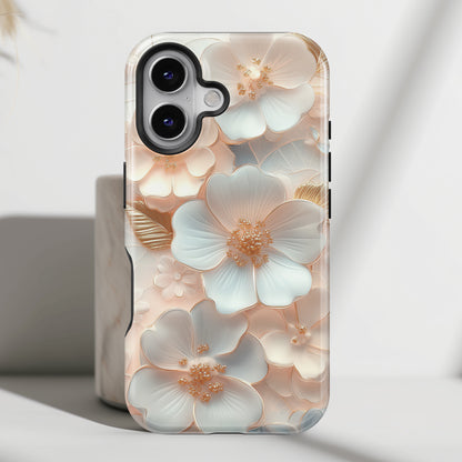 Elegant Floral Design iPhone Case