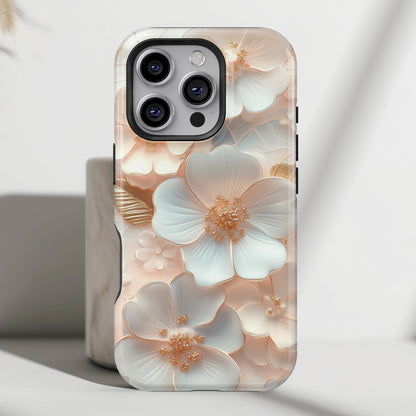 Elegant Floral Design iPhone Case