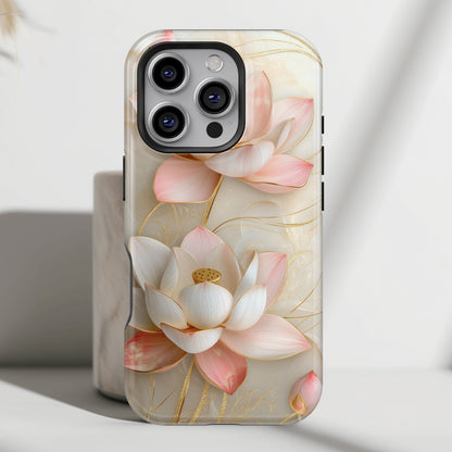Elegant Lotus Design iPhone Case