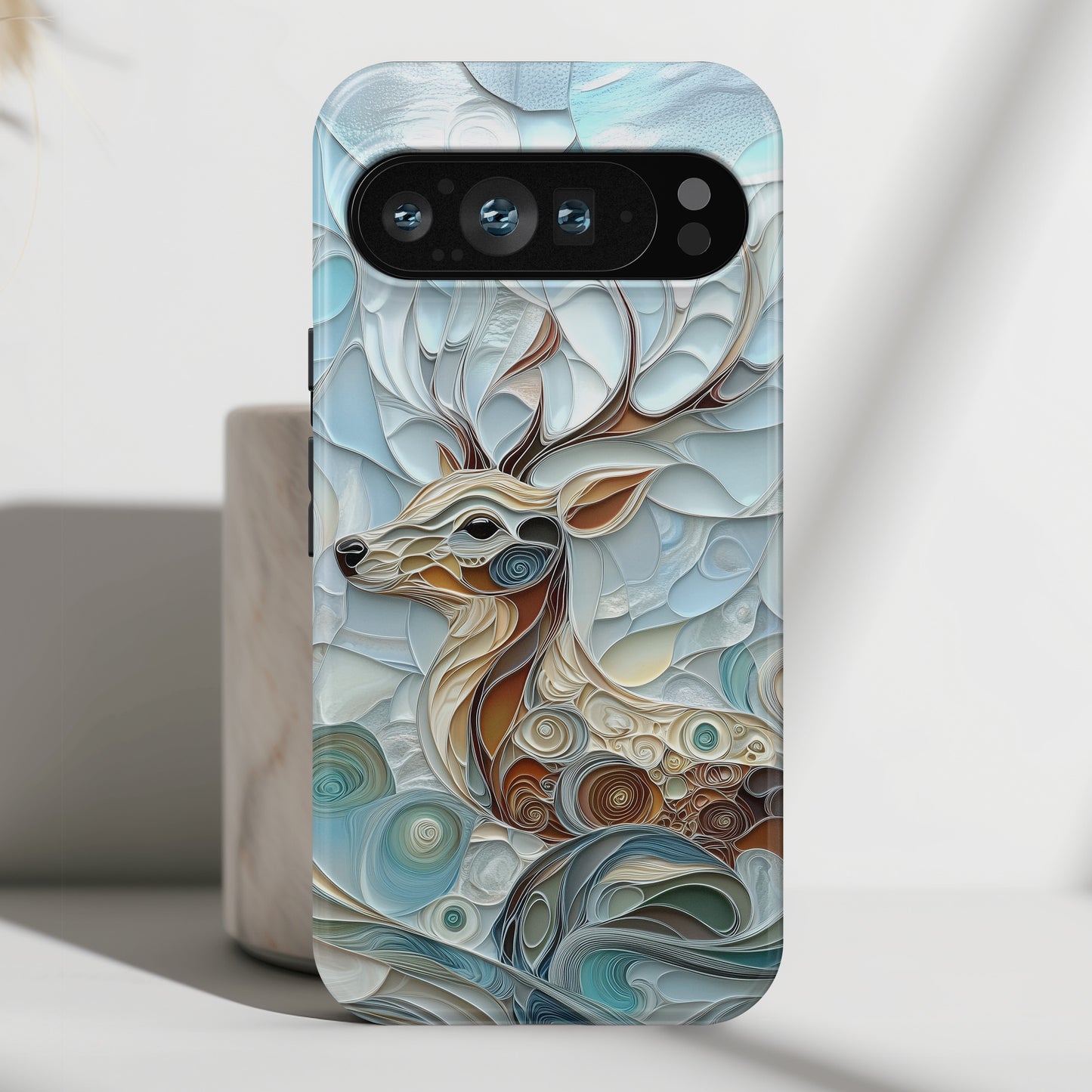 Elegant Deer Quilling Art Design Phone Case for Google Pixel