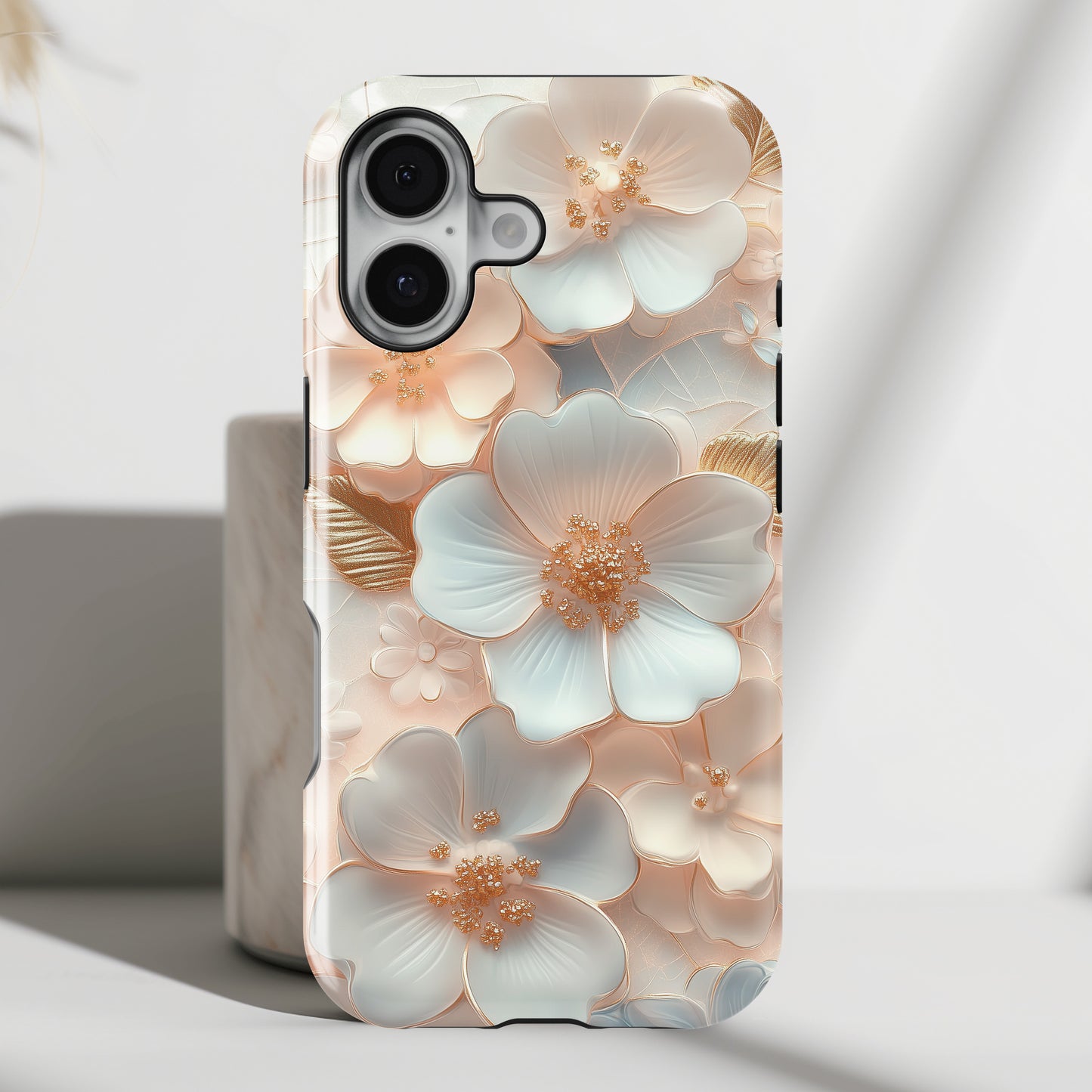 Elegant Floral Design iPhone Case
