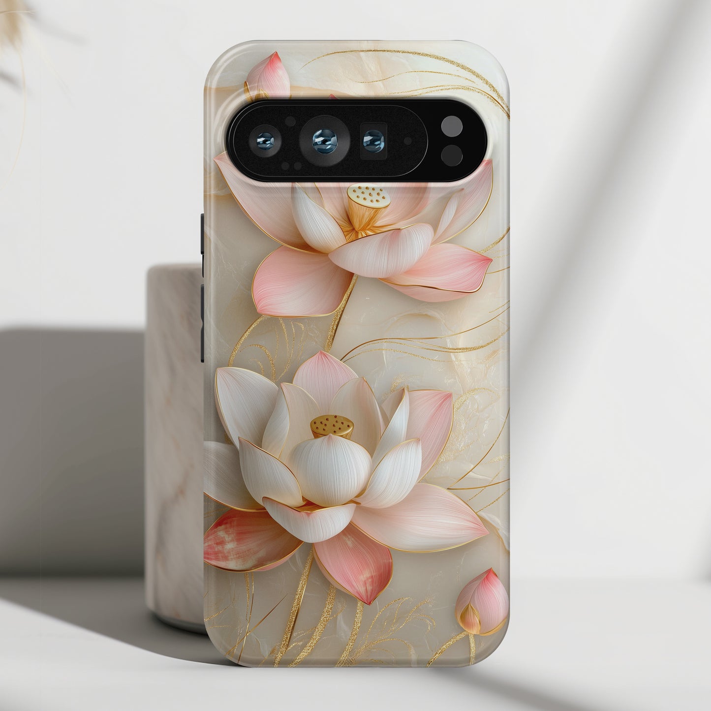 Elegant Lotus Design Phone Case for Google Pixel