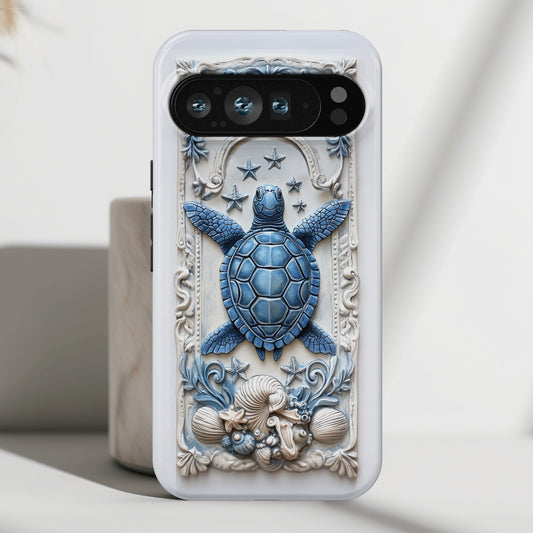 Elegant Turtle Sculpture Design Phone Case for Google Pixel