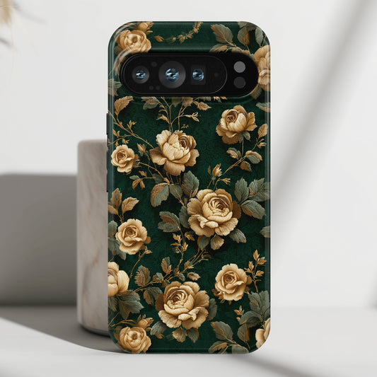 Emerald Bloom Design Phone Case for Google Pixel