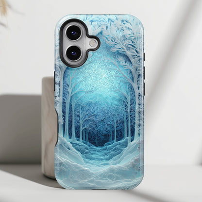 Enchanted Winter Forest Design iPhone Case