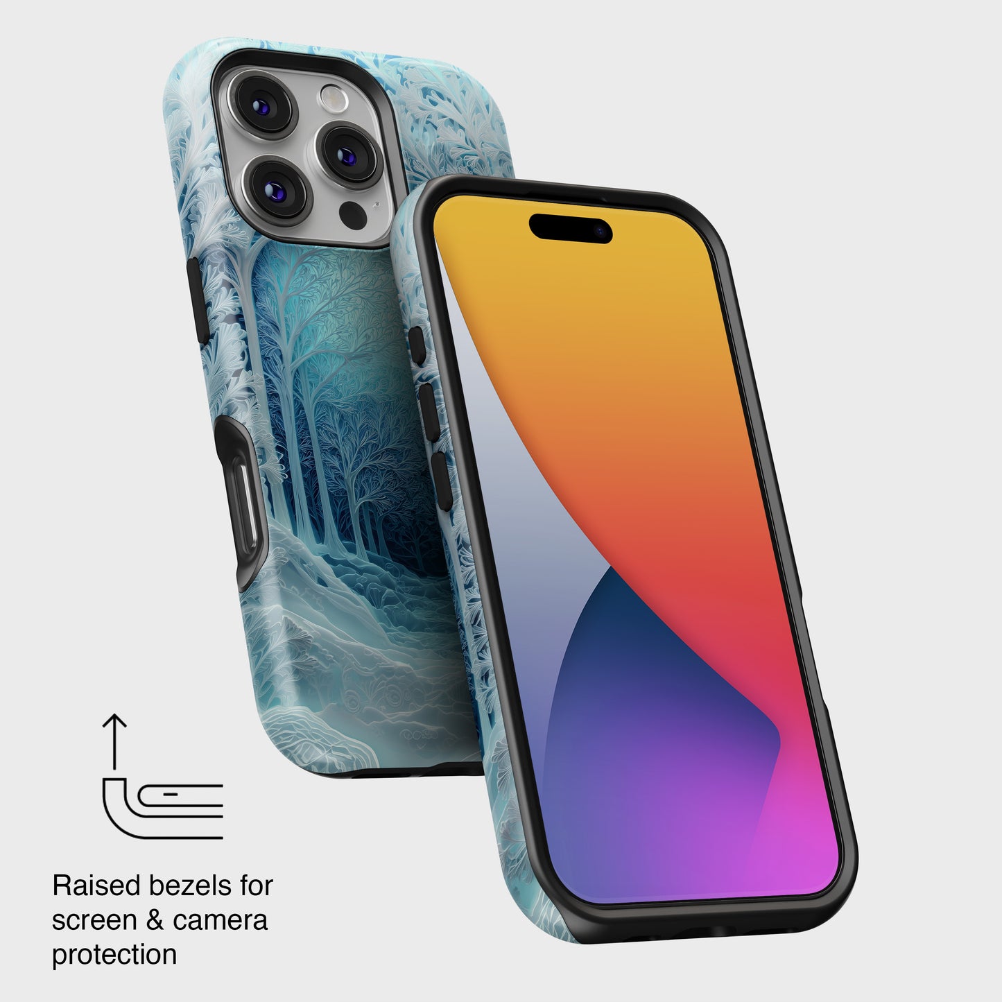 Enchanted Winter Forest Design iPhone Case