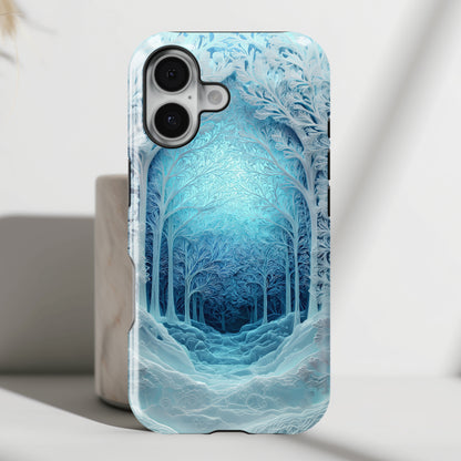 Enchanted Winter Forest Design iPhone Case