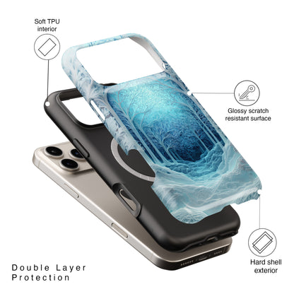 Enchanted Winter Forest Design iPhone Case