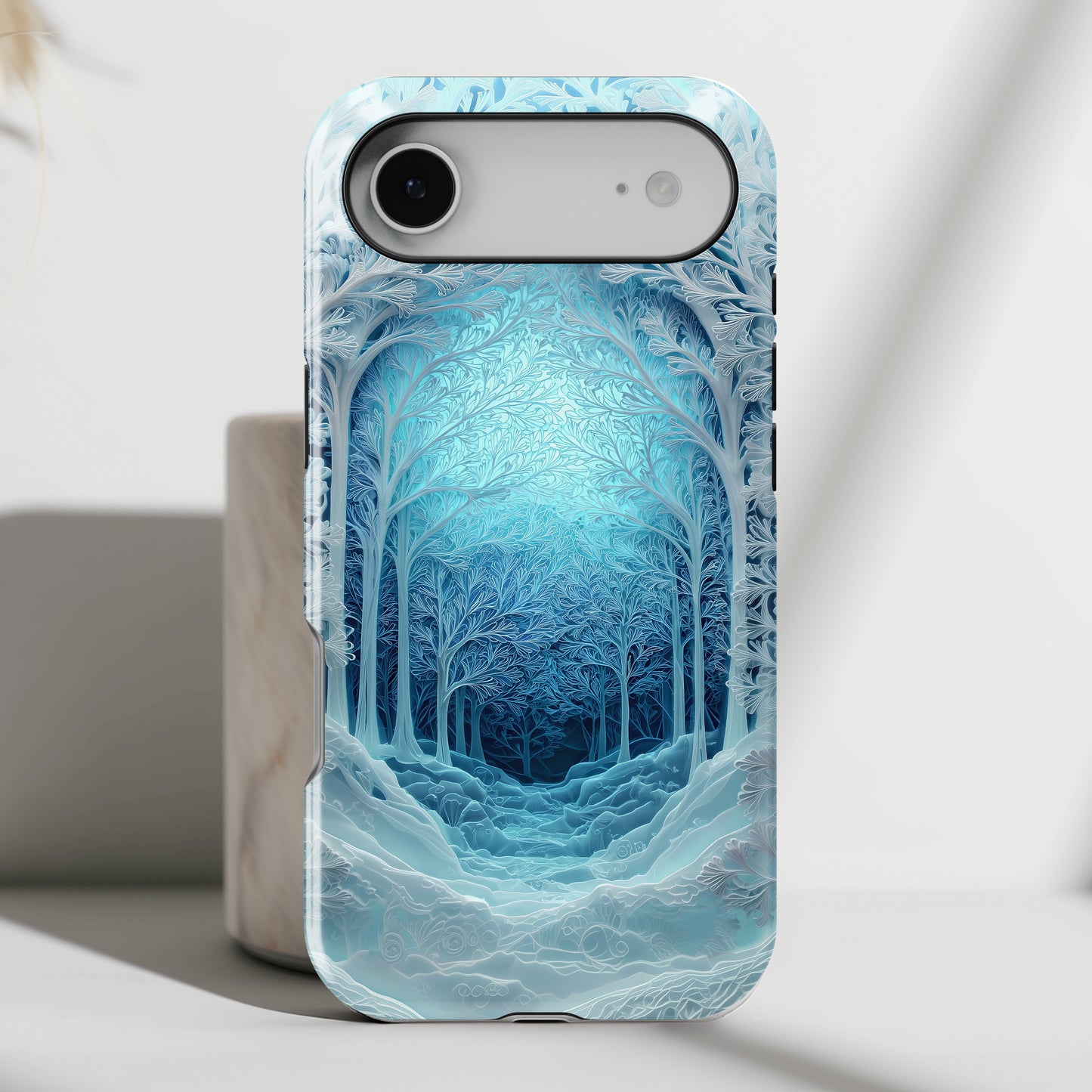Enchanted Winter Forest Design iPhone Case