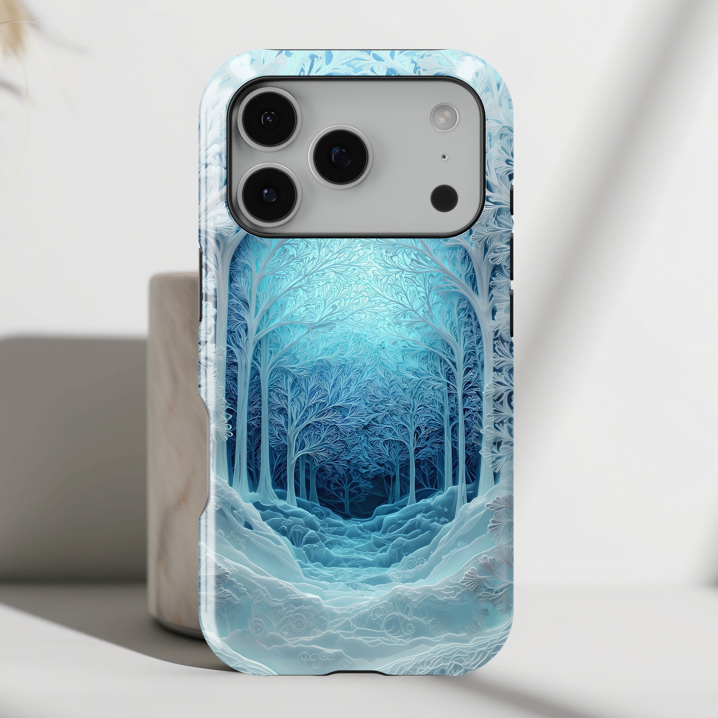 Enchanted Winter Forest Design iPhone Case