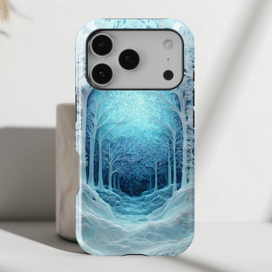 Enchanted Winter Forest Design iPhone Case