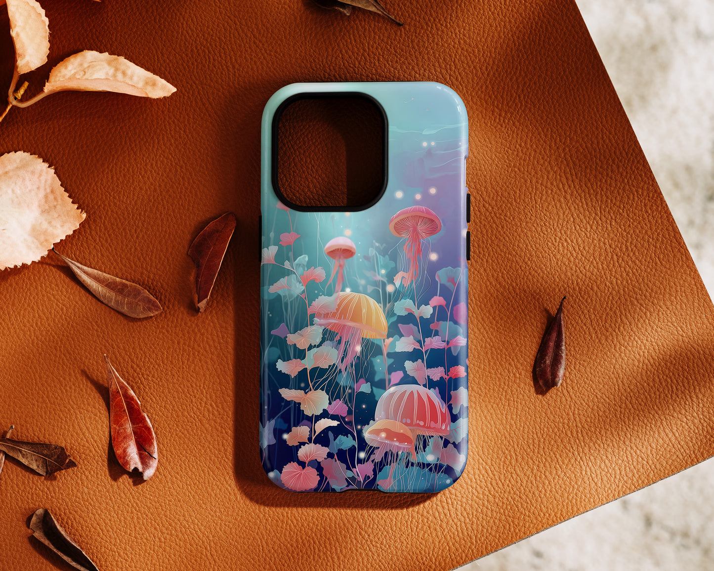 Ethereal Jellyfish Design iPhone Case