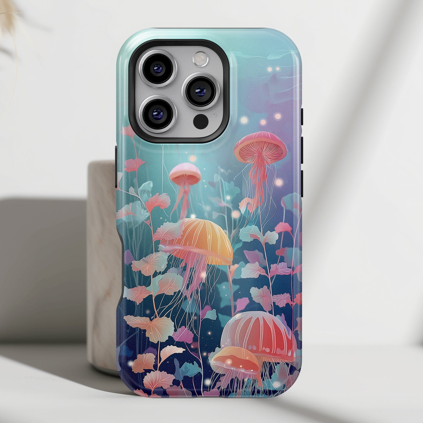 Ethereal Jellyfish Design iPhone Case