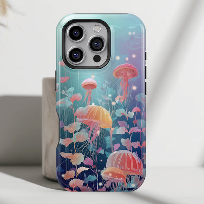 Ethereal Jellyfish Design iPhone Case