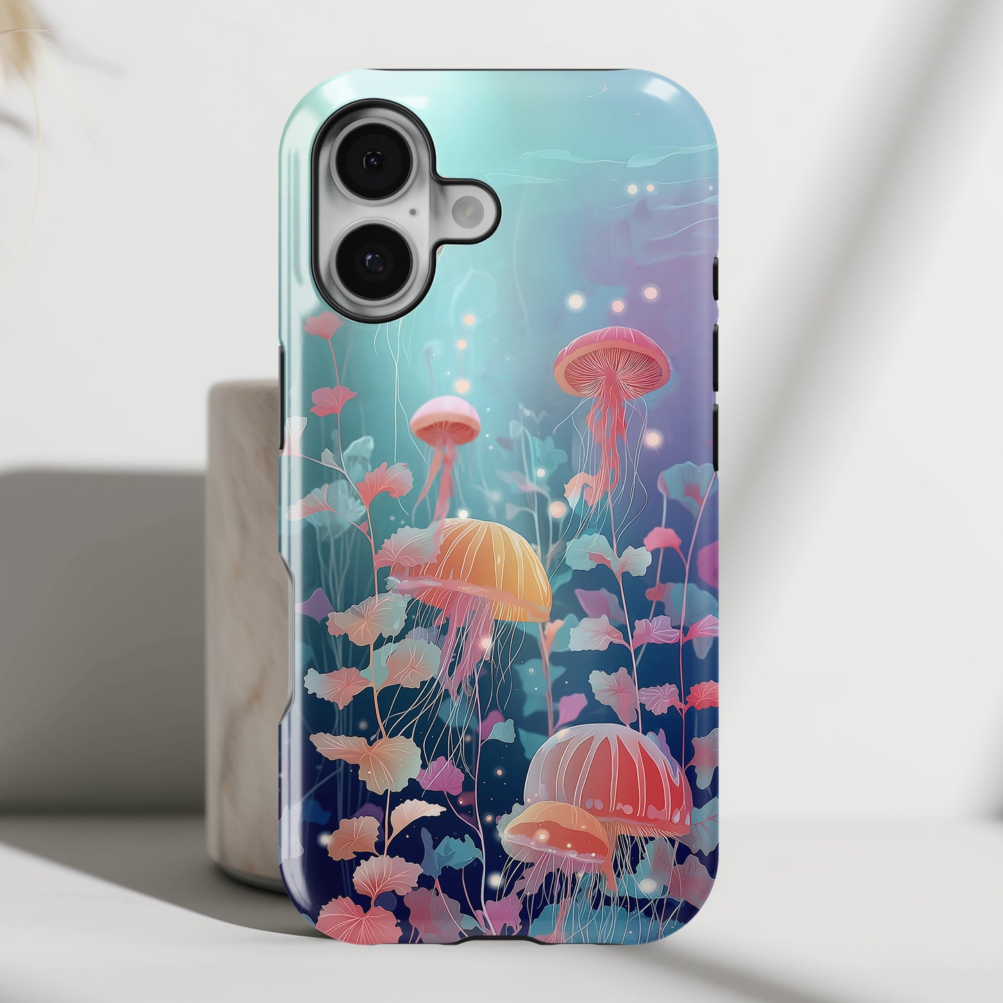 Ethereal Jellyfish Design iPhone Case
