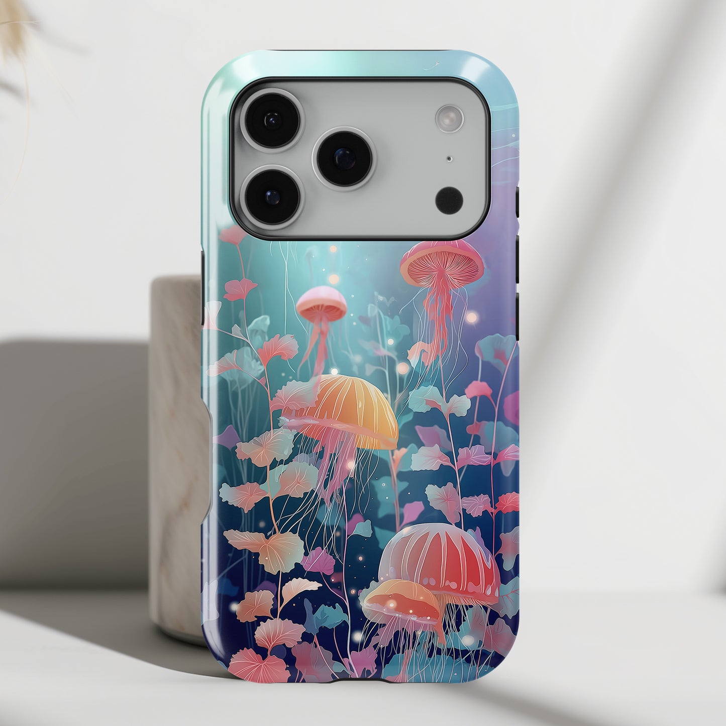 Ethereal Jellyfish Design iPhone Case