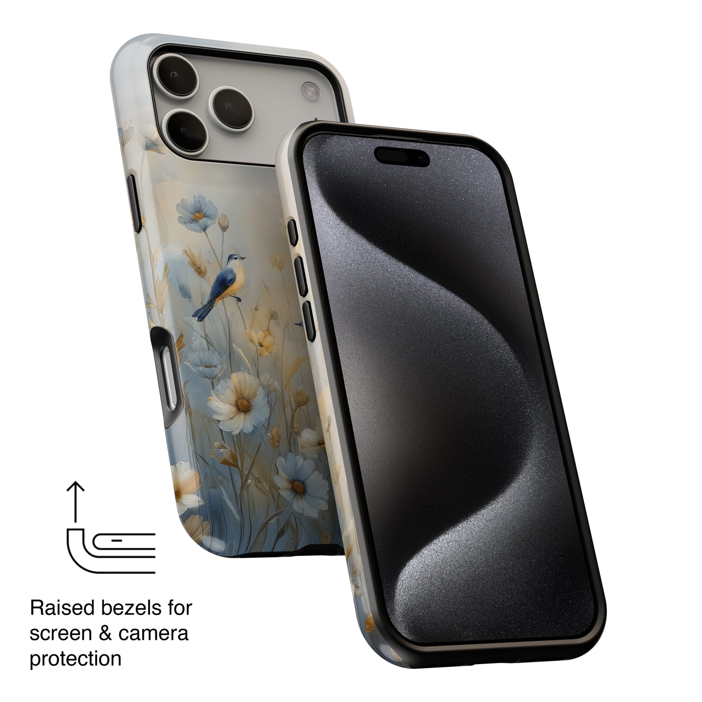 Ethereal Songbird Design iPhone Case