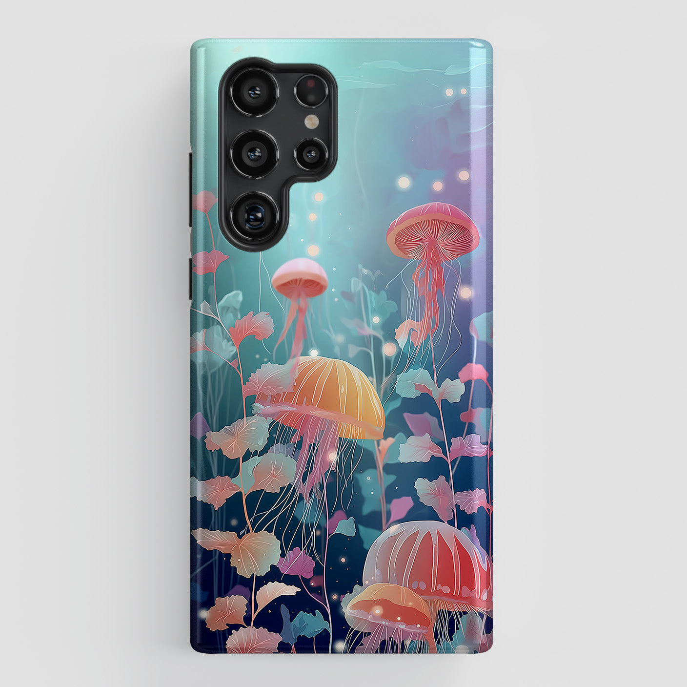 Ethereal Jellyfish Design Phone Case for Galaxy S series Phones