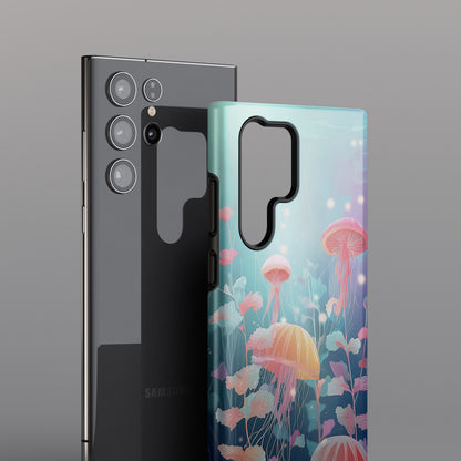 Ethereal Jellyfish Design Phone Case for Galaxy S series Phones
