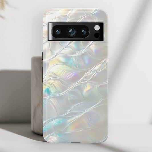 Ethereal Pearl Texture Print Design Google Pixel Phone Case