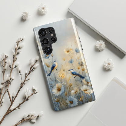Ethereal Songbird Design Phone Case for Galaxy S series Phones