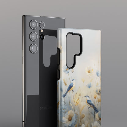 Ethereal Songbird Design Phone Case for Galaxy S series Phones