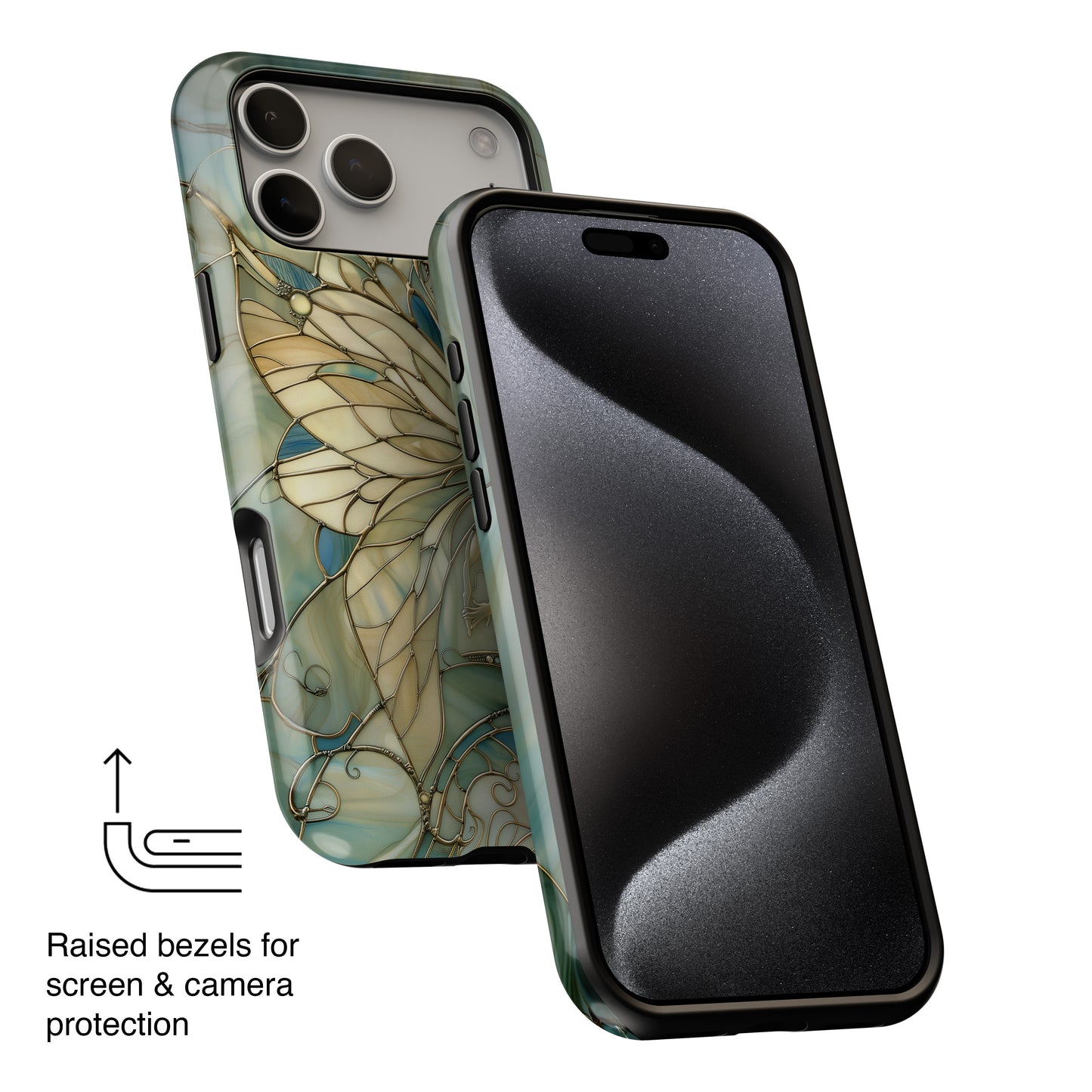 Fairy Stained Glass Design iPhone Case