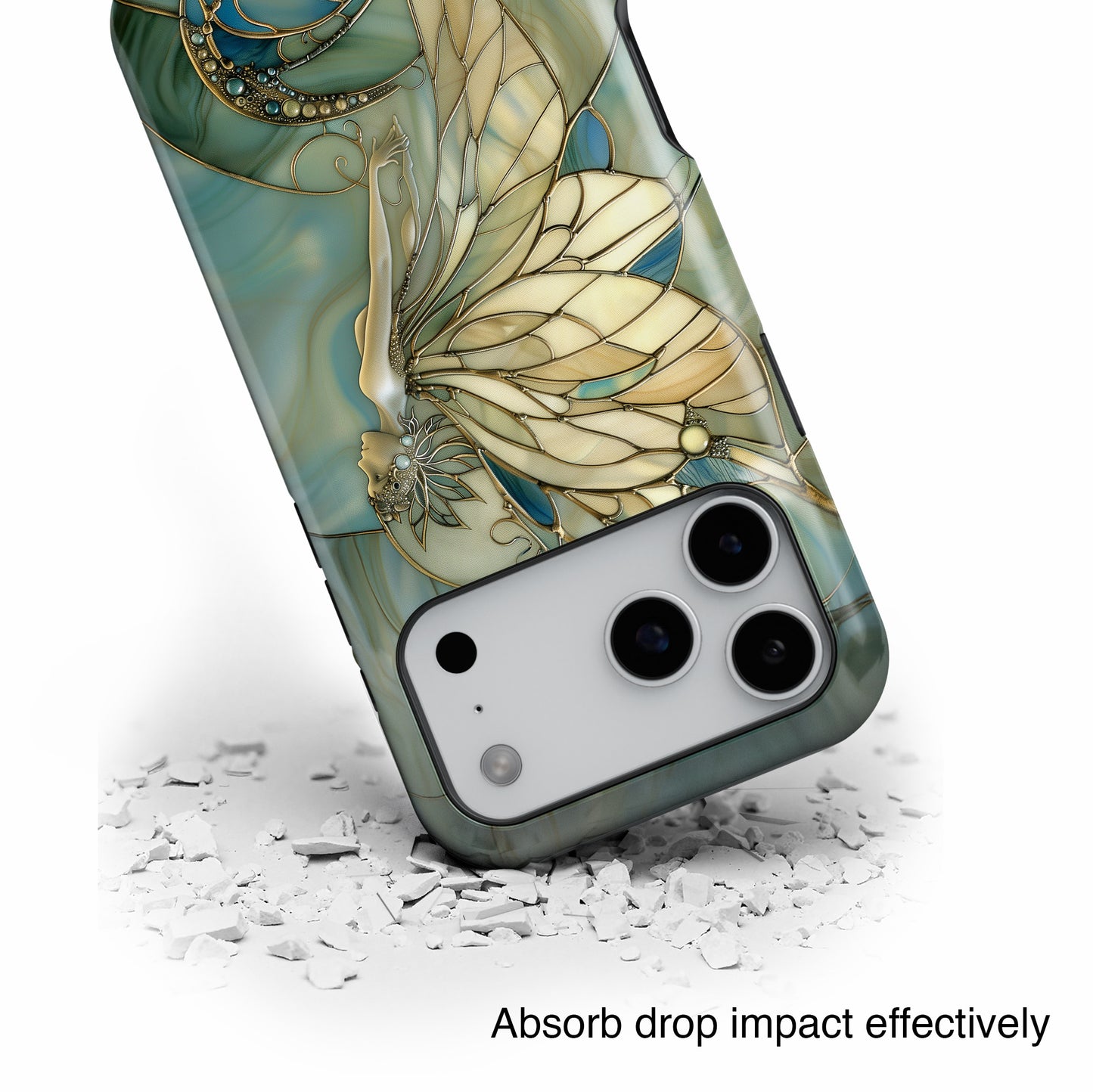 Fairy Stained Glass Design iPhone Case