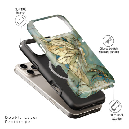 Fairy Stained Glass Design iPhone Case