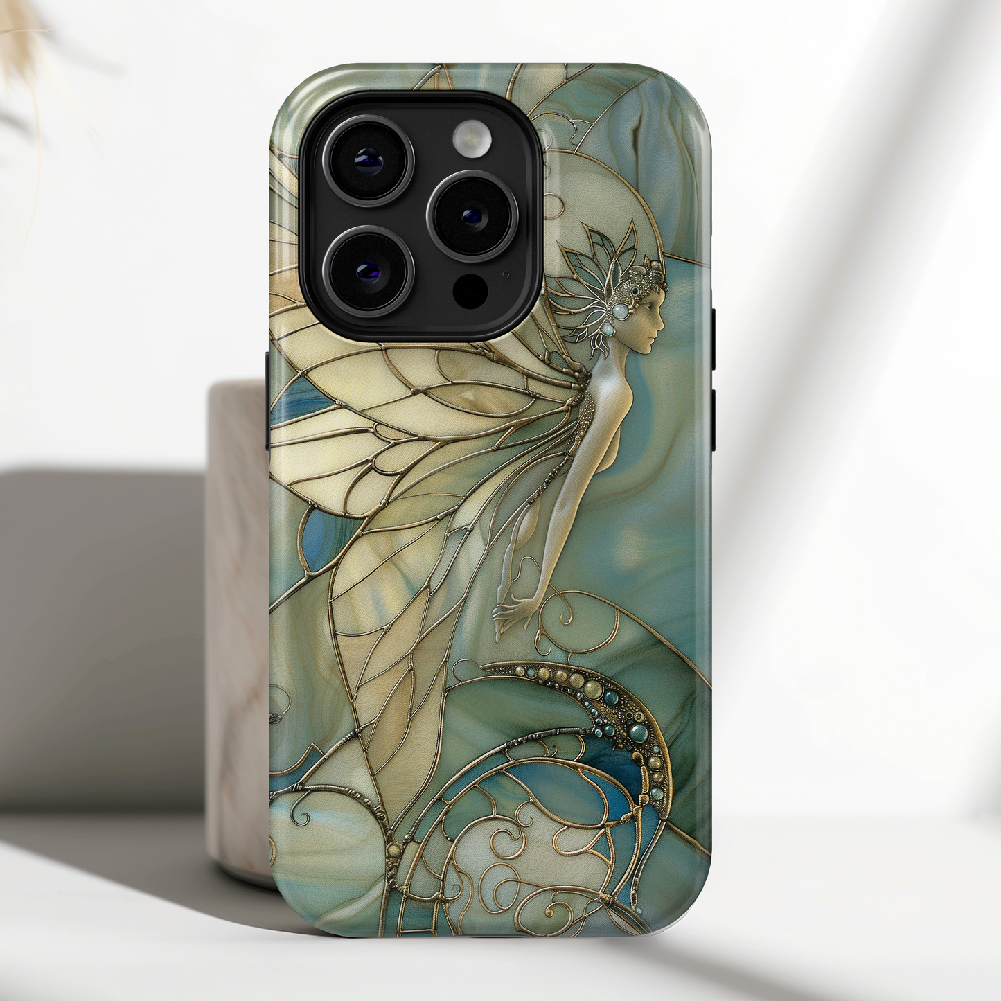 Fairy Stained Glass Design iPhone Case