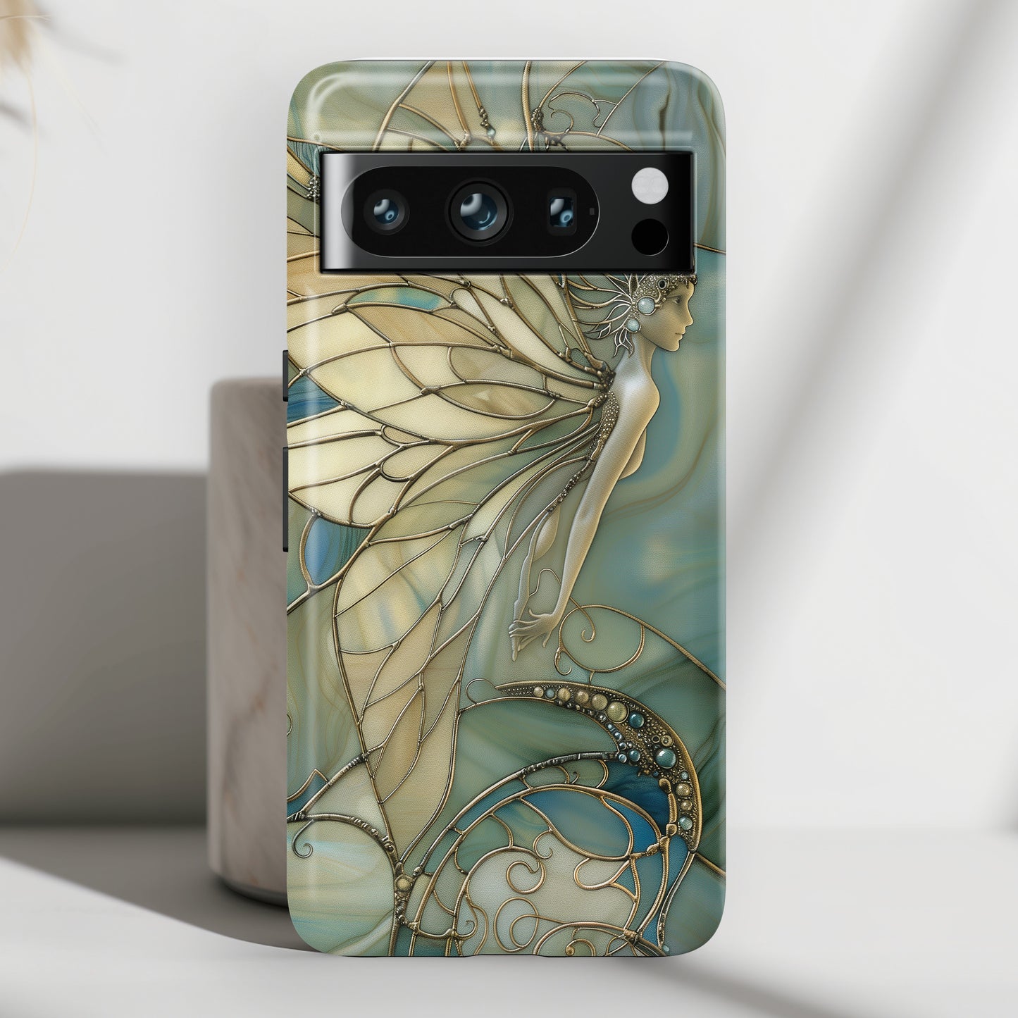 Fairy Stained Glass Design Google Pixel Phone Case