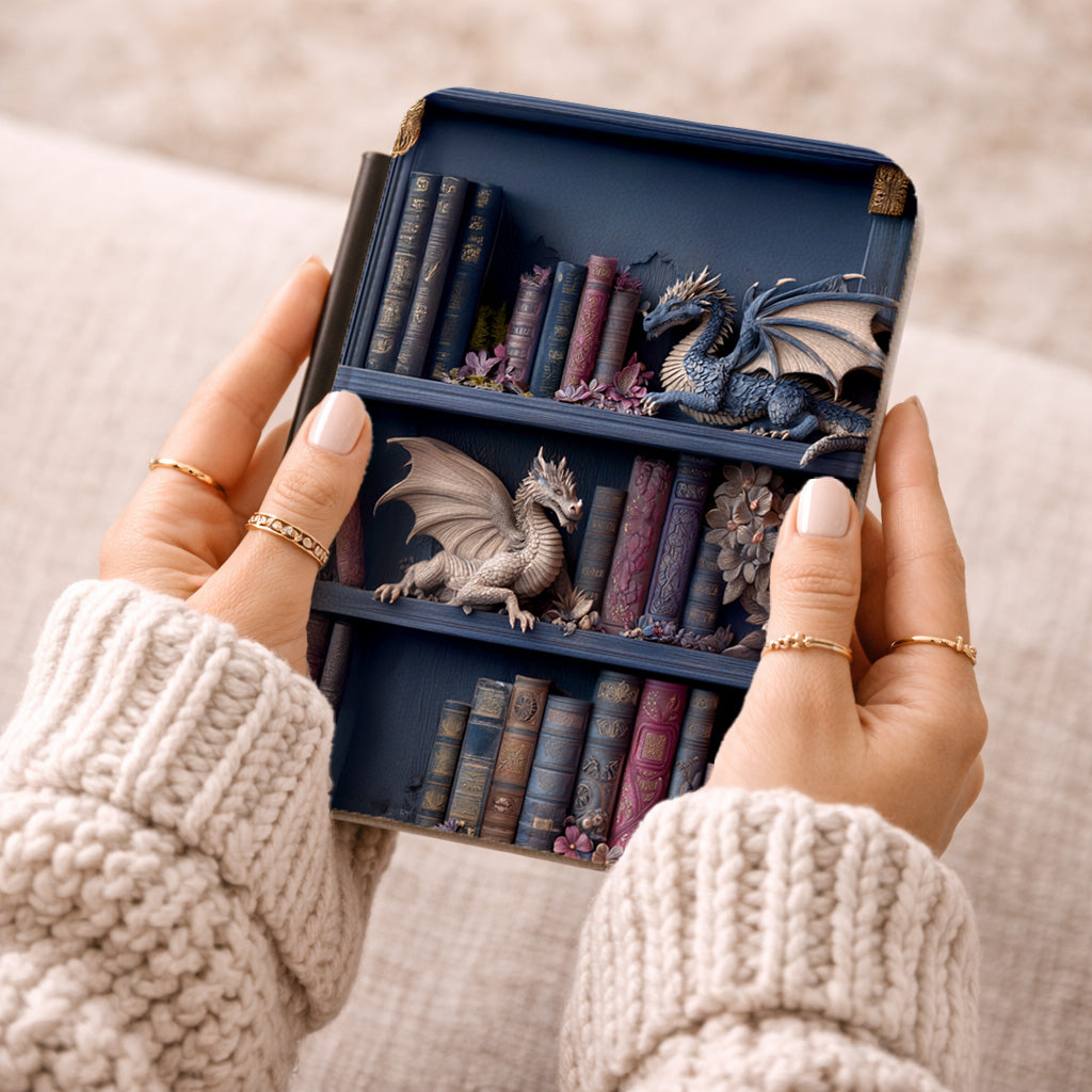 The Dragon's Keep – Fantasy Bookshelf Kindle Case