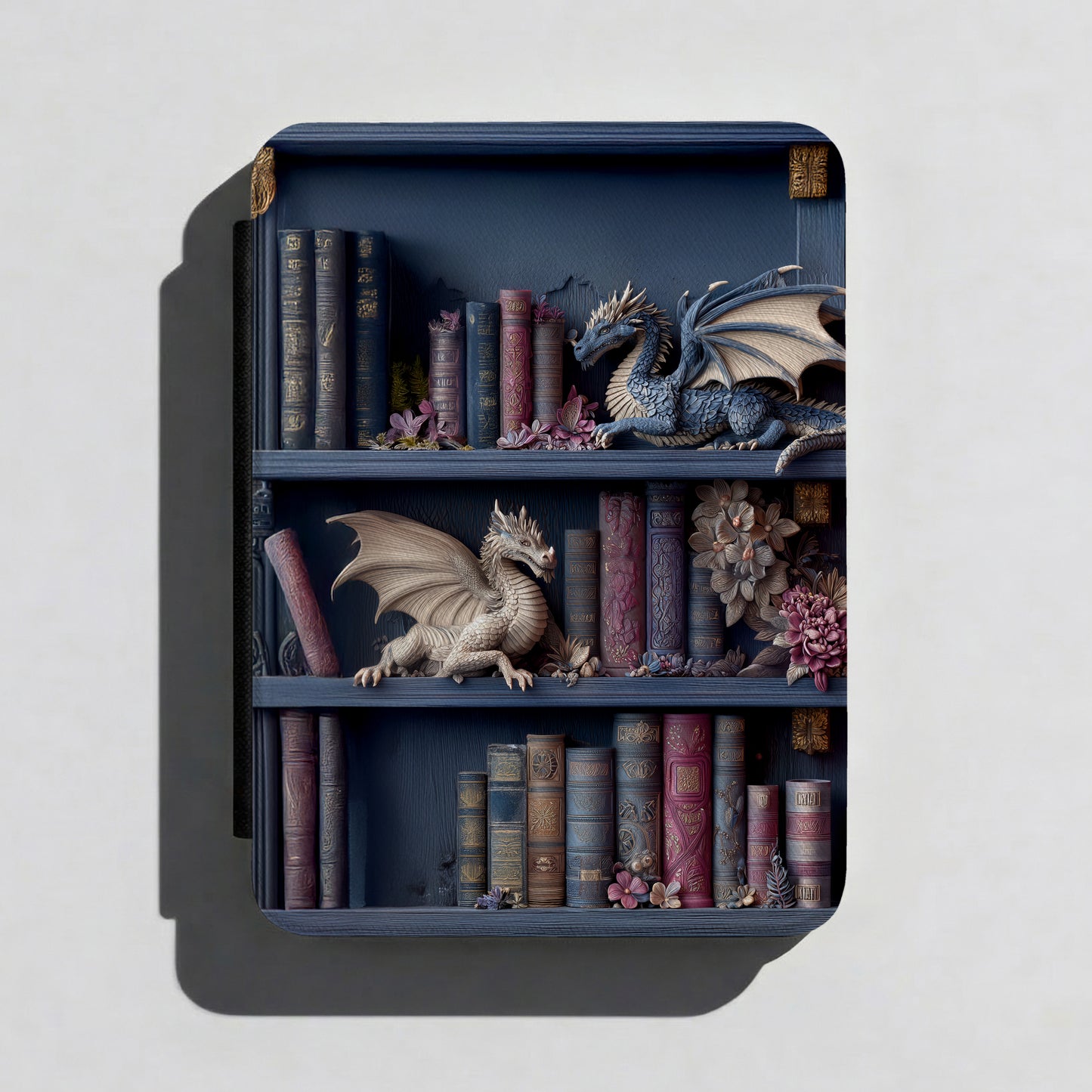 The Dragon's Keep – Fantasy Bookshelf Kindle Case