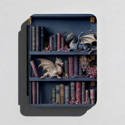 The Dragon's Keep – Fantasy Bookshelf Kindle Case