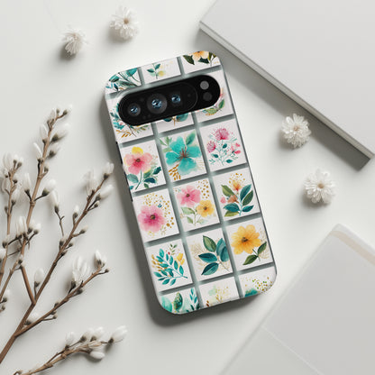 Floral Mosaic Design Phone Case for Google Pixel