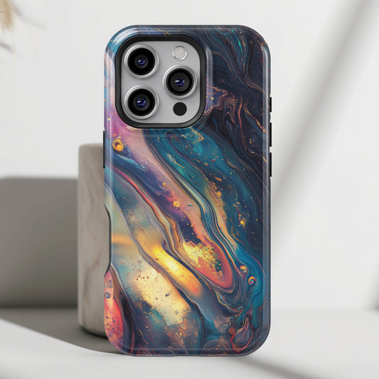 Fluid Art Design 1 iPhone Case