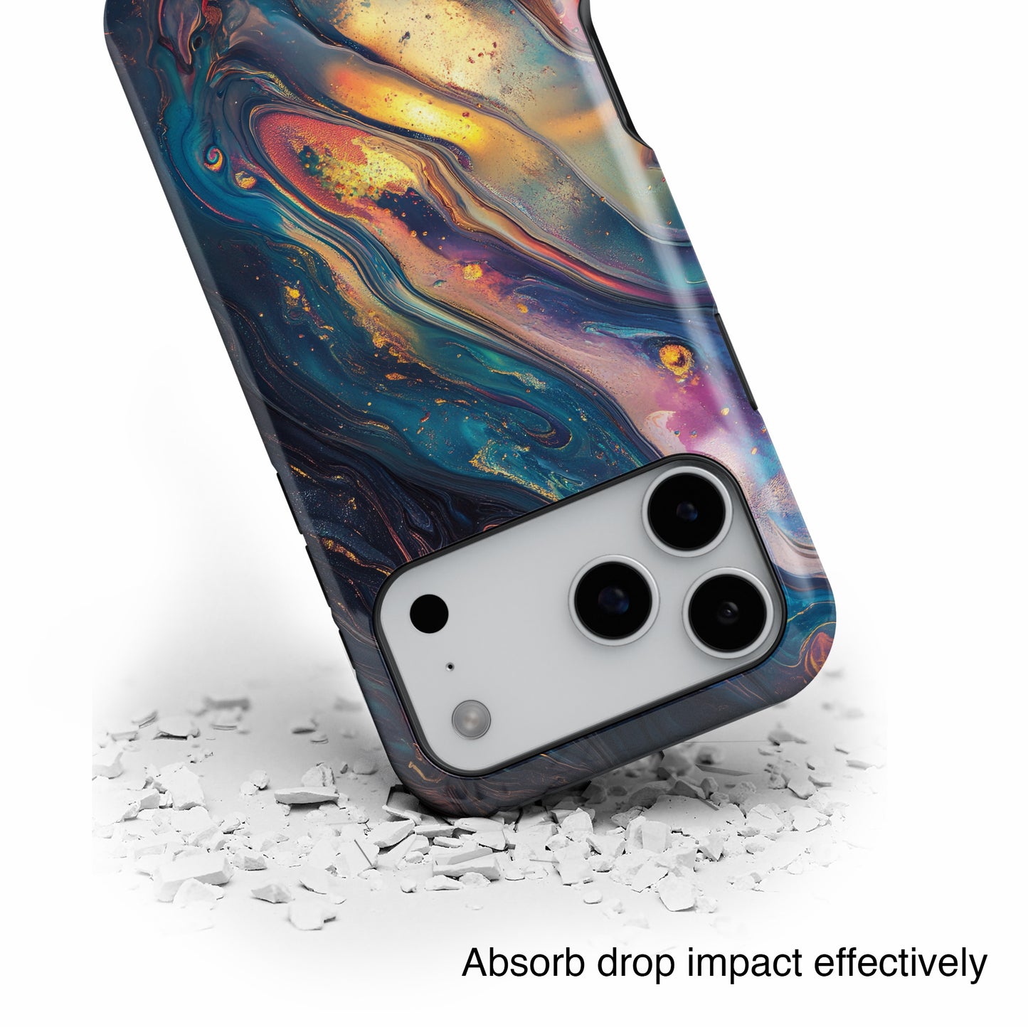 Fluid Art Design 1 iPhone Case