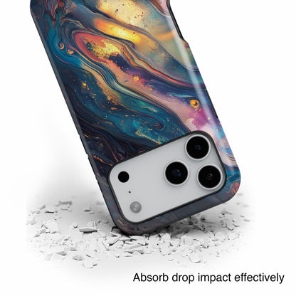 Fluid Art Design 1 iPhone Case