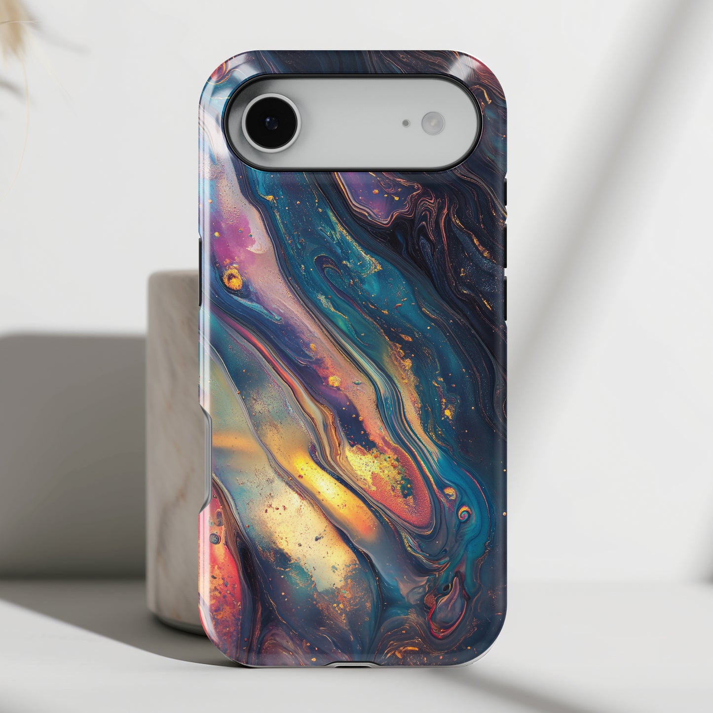 Fluid Art Design 1 iPhone Case