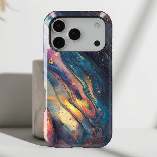 Fluid Art Design 1 iPhone Case