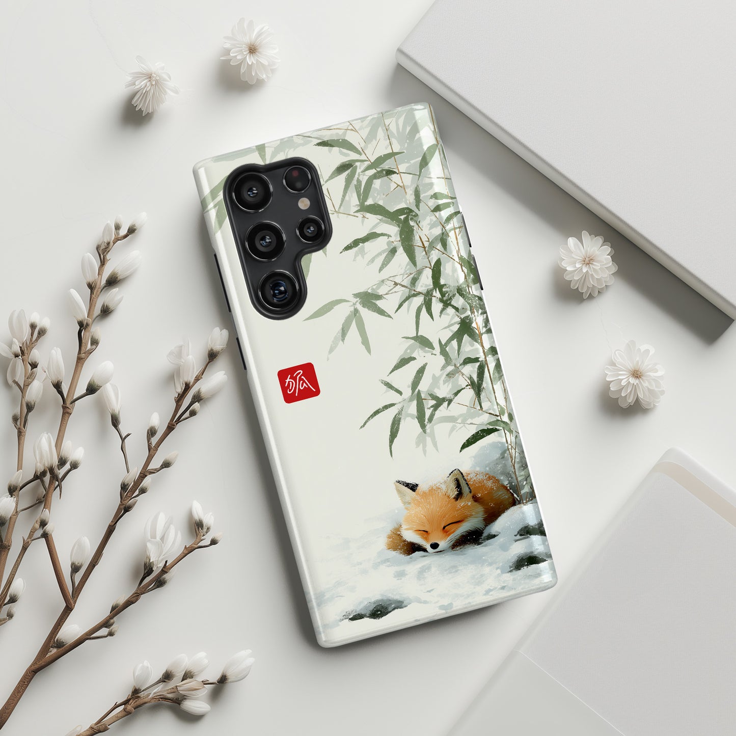 Fox & Frost Design Phone Case for Galaxy S series Phones