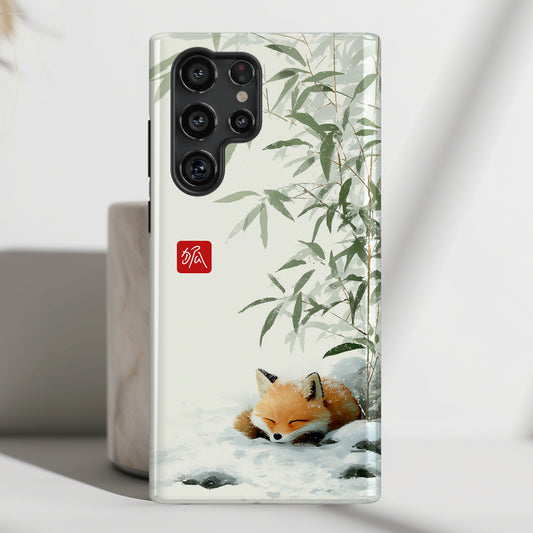 Fox & Frost Design Phone Case for Galaxy S series Phones