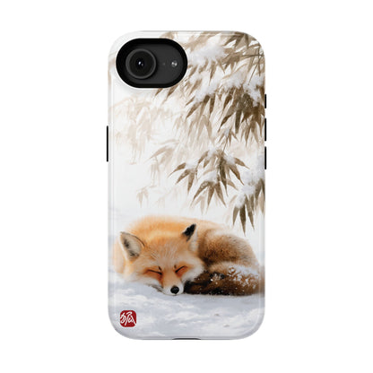The Sleeping Kitsune Design iPhone Case
